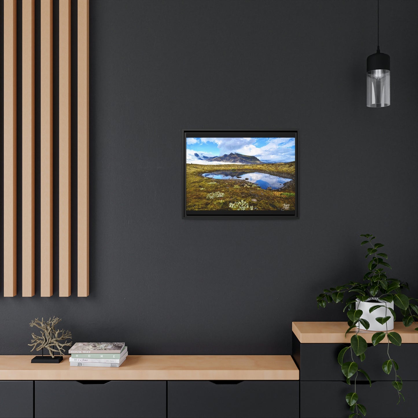 'Reflections' Iceland - Gallery Framed Canvas Wrap