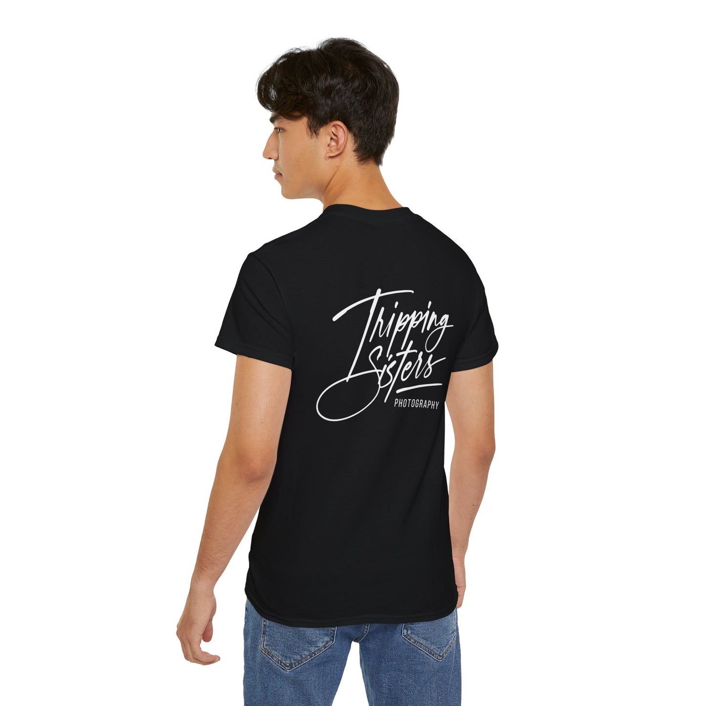 'Tripping Sisters' Logo (back) - Unisex Ultra Cotton Tee