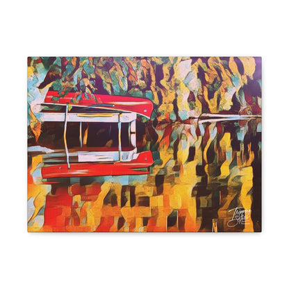 'Waiting' Quebec, Canada - Stretched Canvas