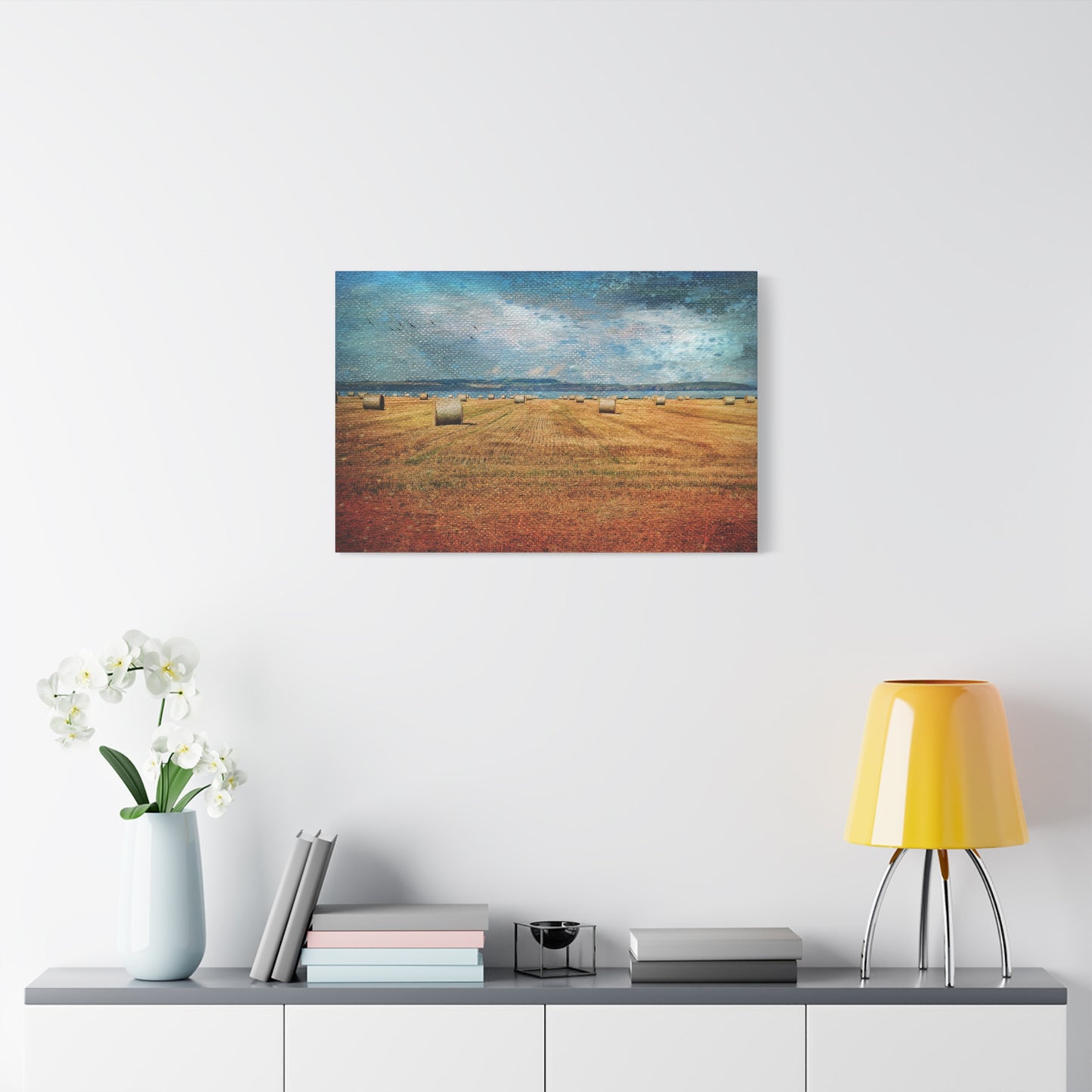 ‘Centre Field’ Hook Head, Ireland - Matte Canvas, Stretched
