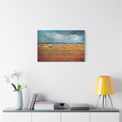 ‘Centre Field’ Hook Head, Ireland - Matte Canvas, Stretched
