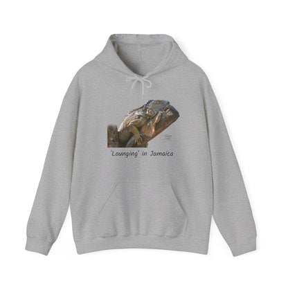 ‘Lounging’ Jamaica - Unisex Heavy Blend™ Hooded Sweatshirt