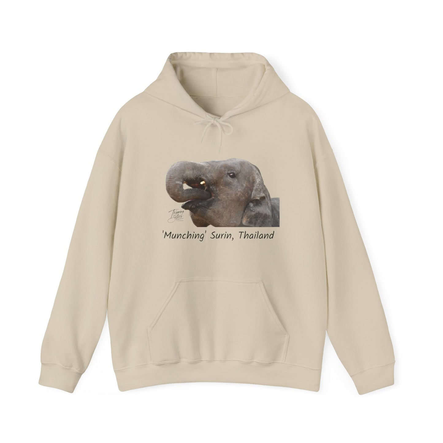 ‘Munching’ Surin, Thailand - Unisex Heavy Blend™ Hooded Sweatshirt