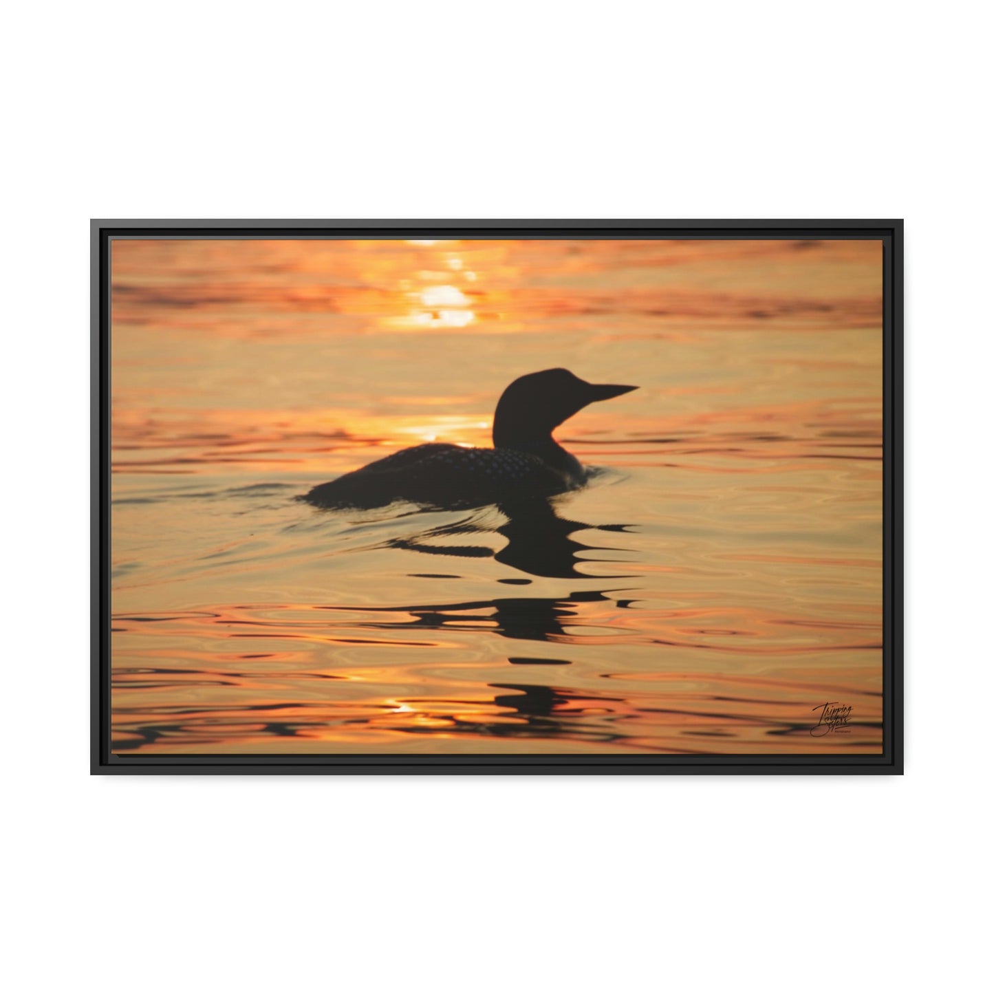 'Silhouette'  - Gallery Framed Canvas Wrap