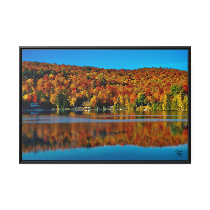 'Fall Rhapsody' Quebec, Canada - Gallery Framed Canvas Wrap