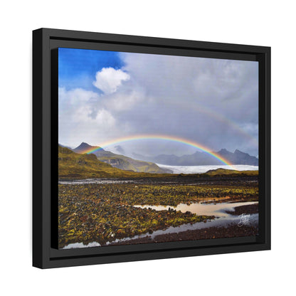 'Parting of the Clouds' Iceland  - Gallery Framed Canvas Wrap