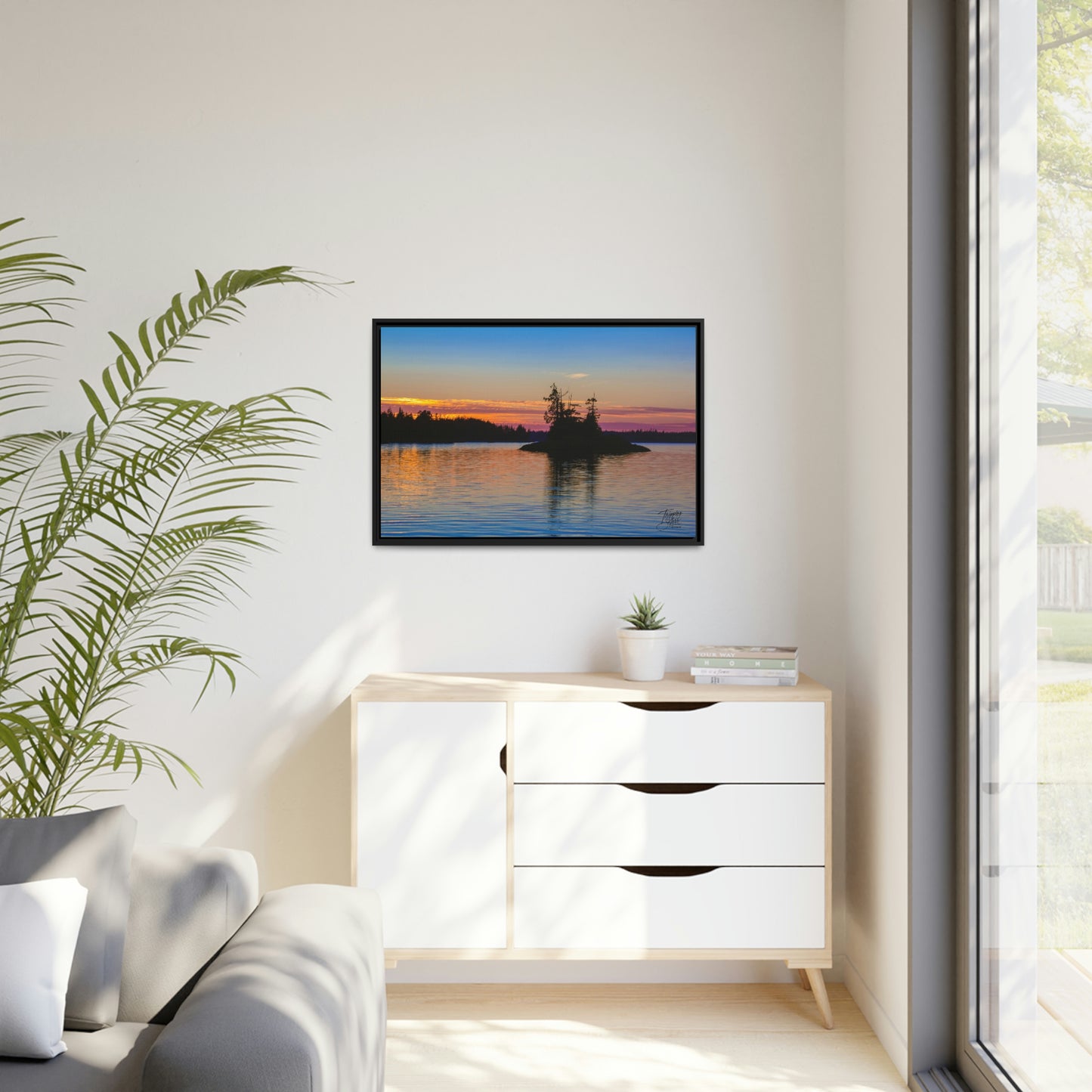 'Tranquility' - Bella Bella, BC  - Gallery Framed Canvas Wrap