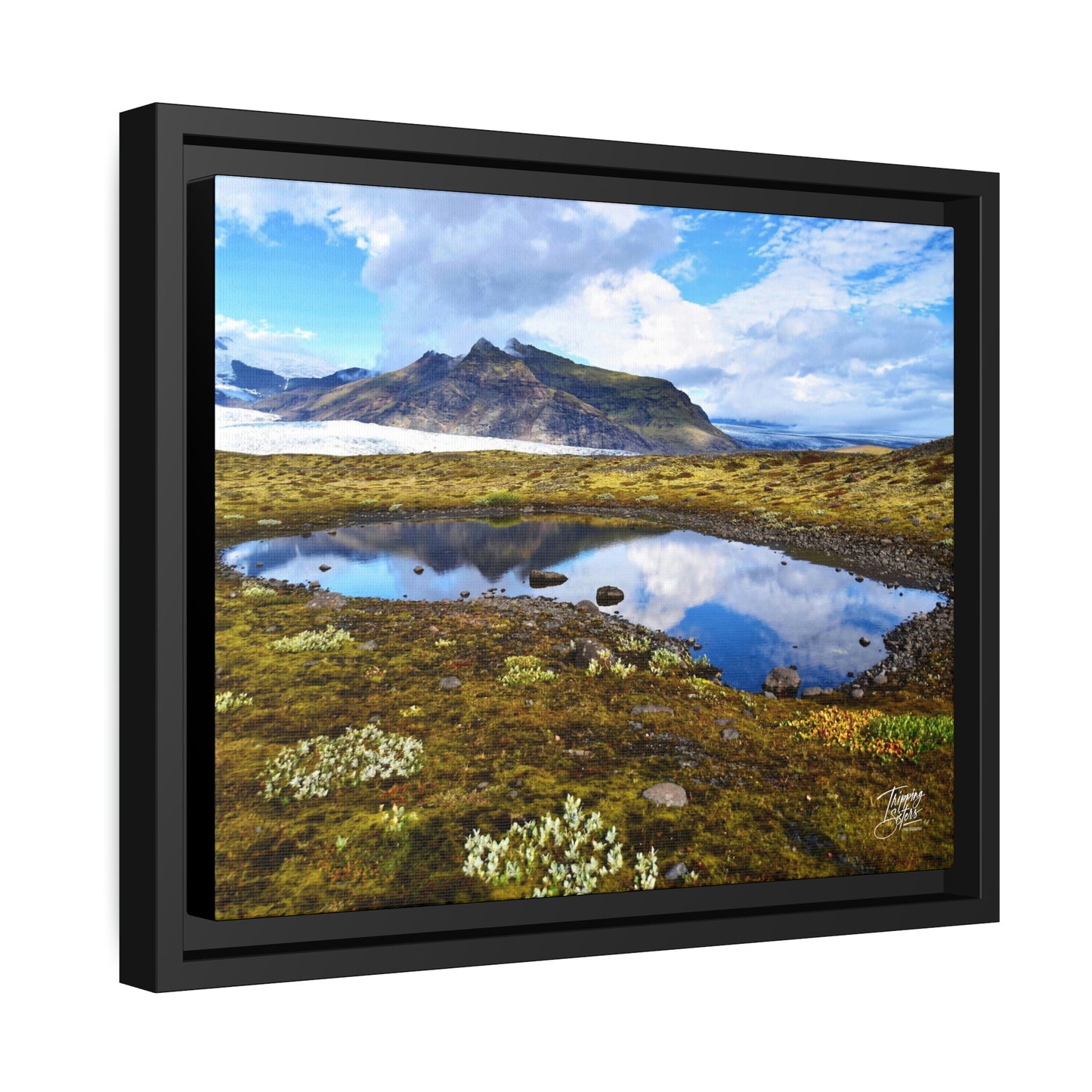 'Reflections' Iceland  - Gallery Framed Canvas Wrap