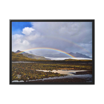 'Parting of the Clouds' Iceland  - Gallery Framed Canvas Wrap